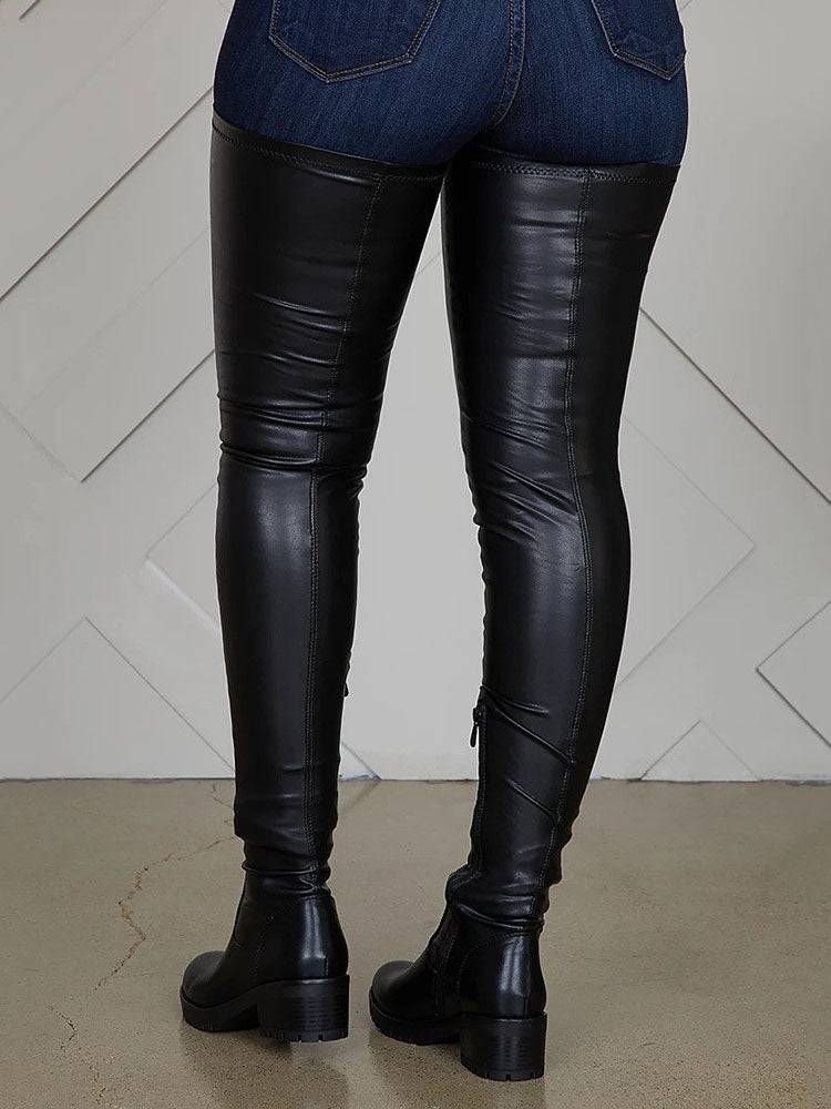Eamone | Dames Overknee Laarzen | Waterdicht