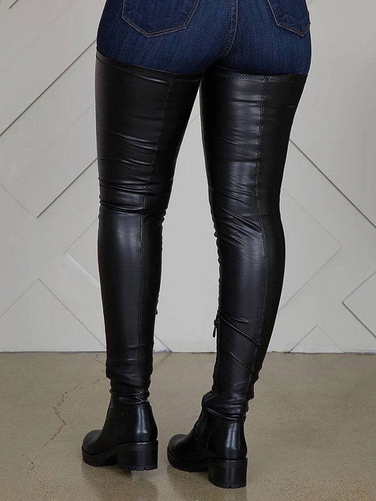 Eamone | Dames Overknee Laarzen | Waterdicht