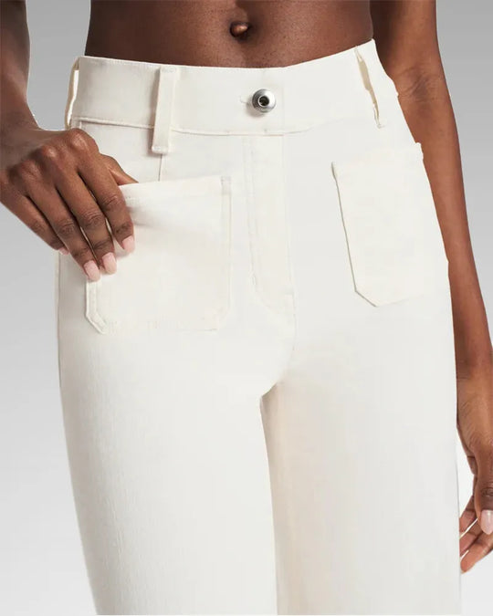 Trina | Damesjeans met wijde pijpen