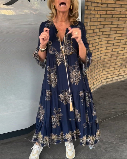 Rosaria | Elegante jurk met lange mouwen