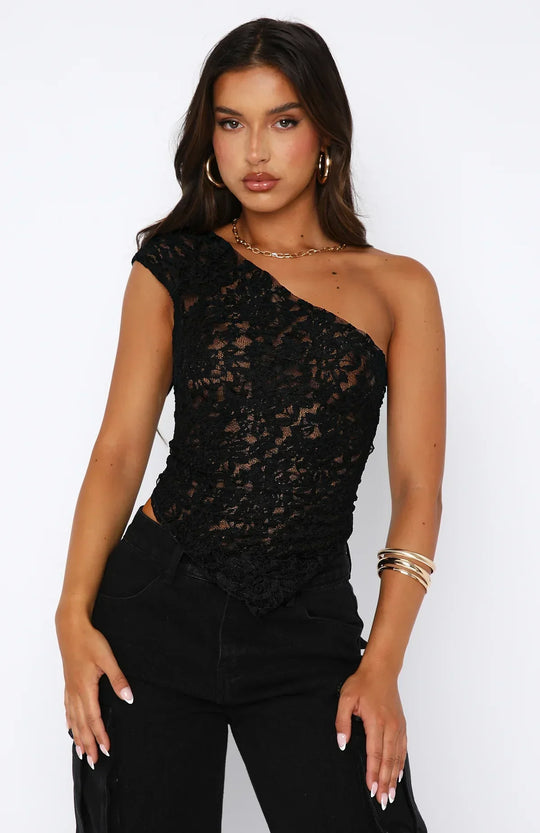 Chelsea | Elegante top met één schouder