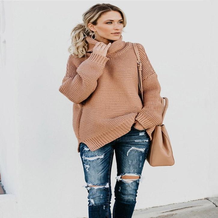 Rhetty | Warme gebreide damestrui voor herfst/winter